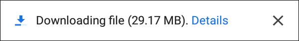 Download Notification